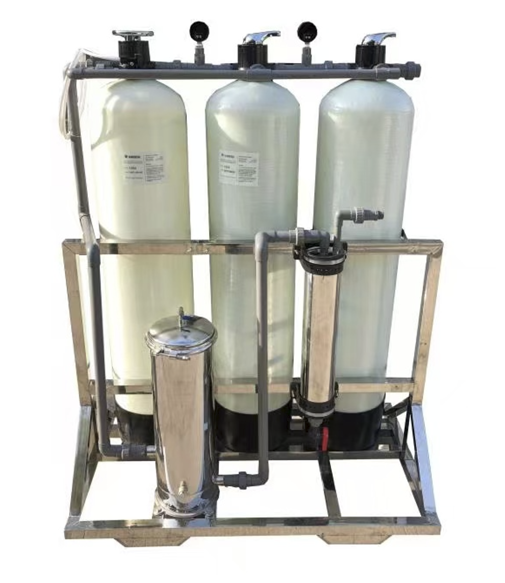 3 Stages FRP water Pre-treatment system , water Purification system