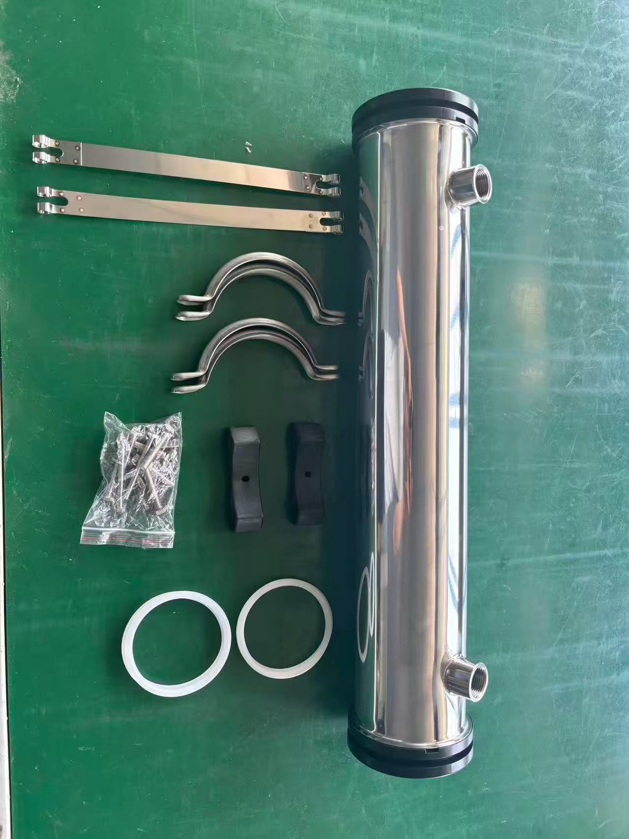 55W Stainless Steel UV Sterilizer UV filter , water filter UV lamp