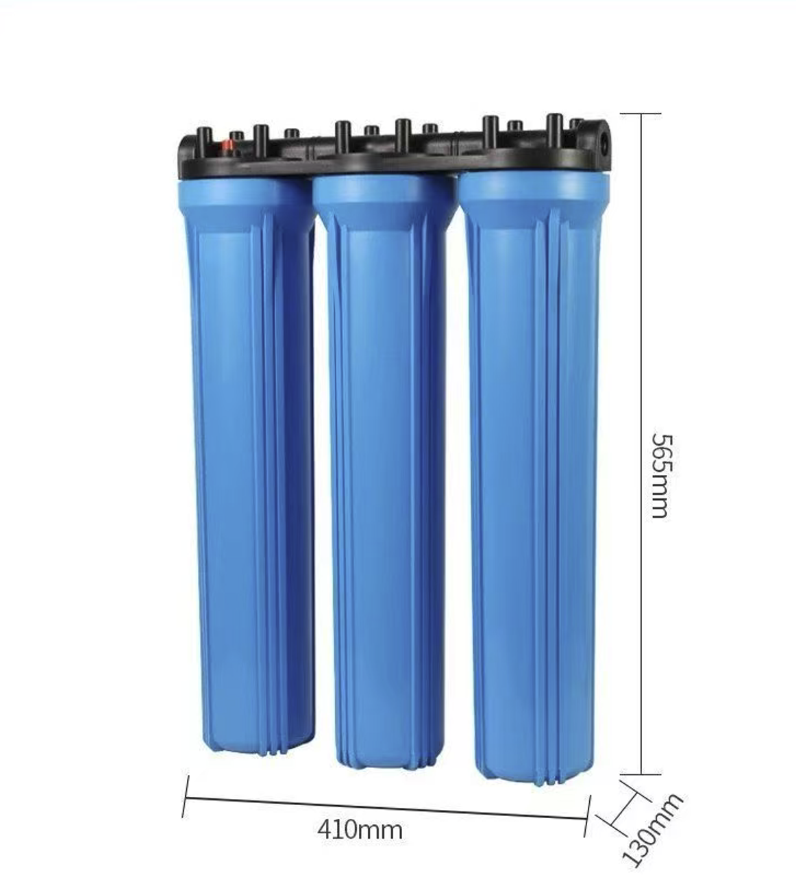 3-Stage 20-Inch Filter Housing: High-Capacity, Heavy-Duty Filtration.
